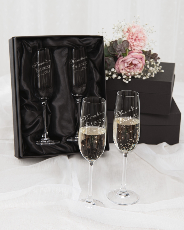  Champagne glass sett 6-pakke - Love