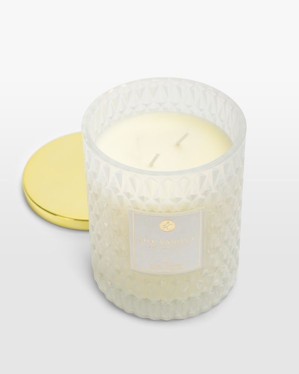 Duftlys med duften Silk Vanilla