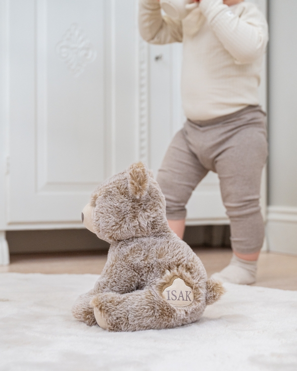 Kosedyr formet som en bjørn, med navn