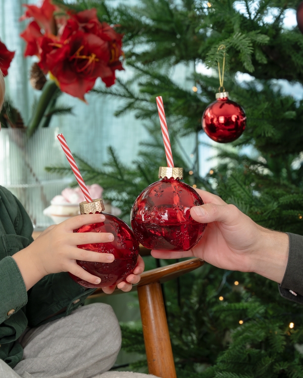 juleglass for store og små