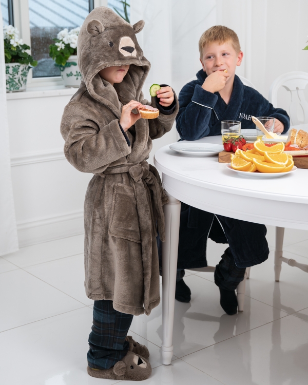 morgenkåpe med personlig broderi