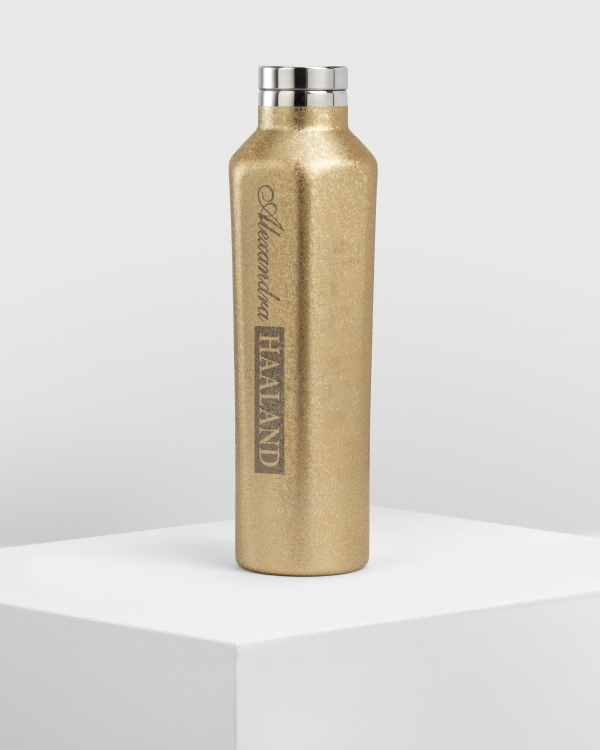 Water Bottle Dazzle Gold - Great