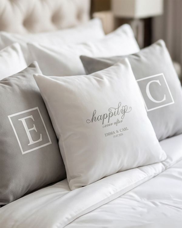 Personlige putetrekk med valgfri tekst