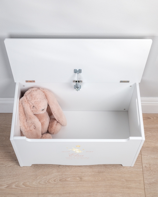 Kiste med barnets fødselsopplysninger