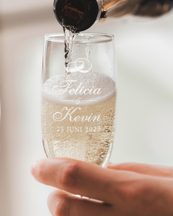 Champagneglass 2-pakning - Wedding