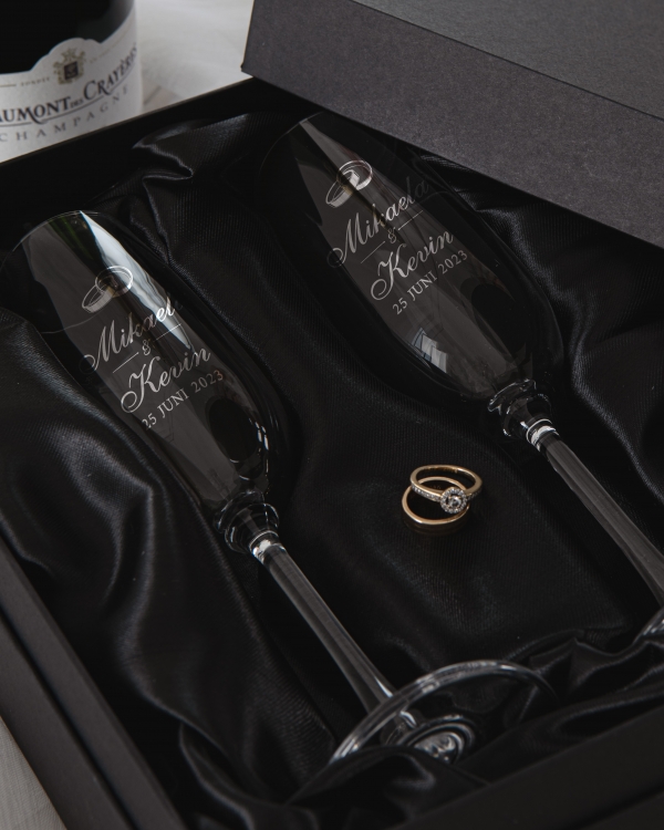 Champagneglass 2-pakning - Wedding