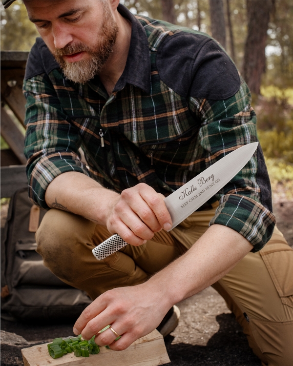 Personlig kokkekniv til jegeren
