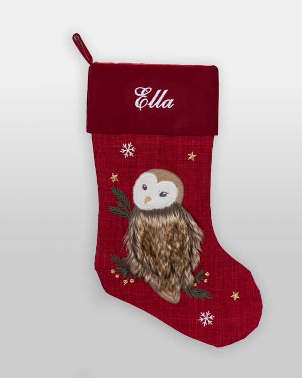 Christmas stocking - Owl