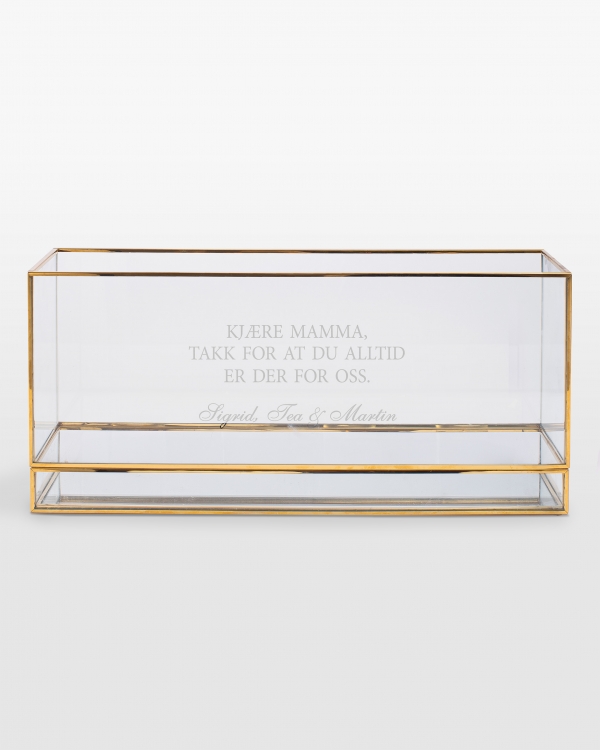 lyslykt med navn - personlig gave til mamma