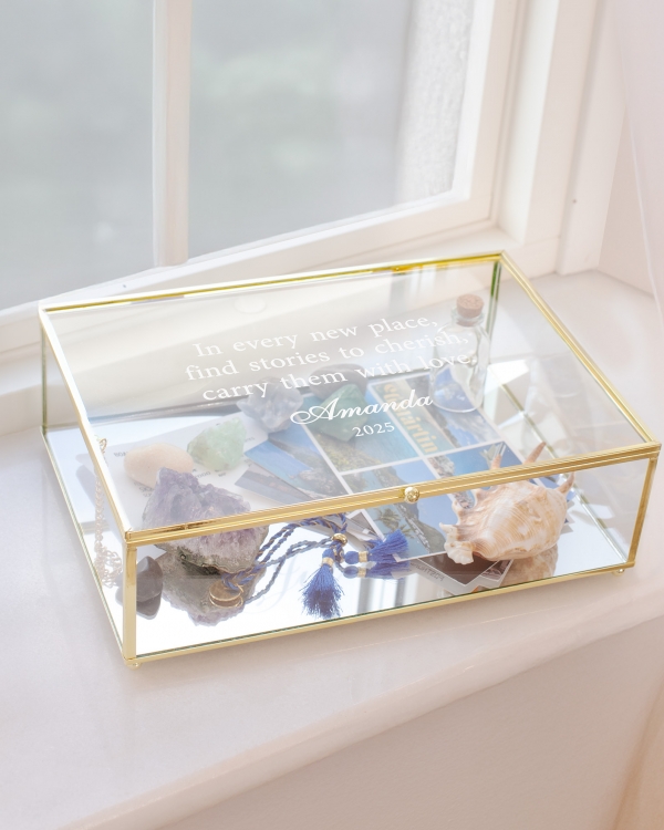 Minneboks med personlig tekst