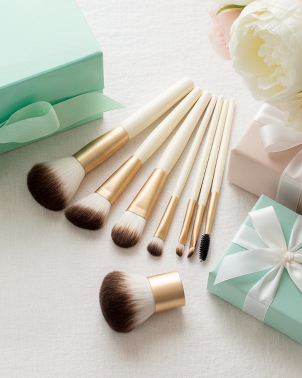 Sminkekostsett med åtte nyttige sminkekoster til morsdagen