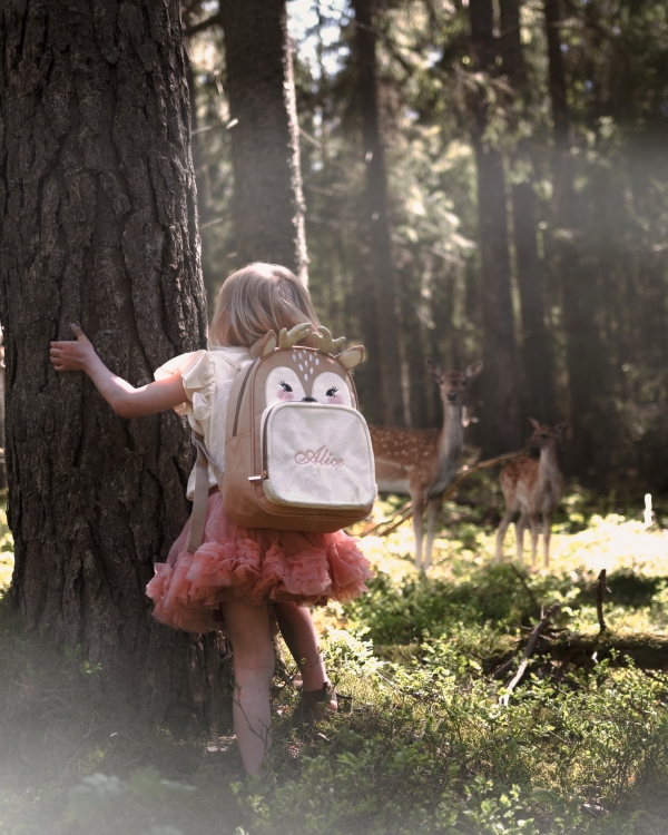 Barnas ryggsekk med navn – Nordic Deer