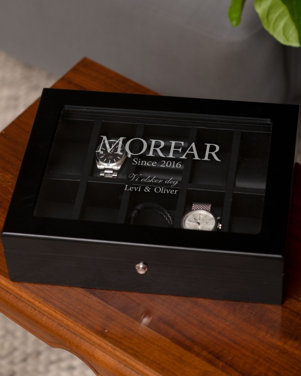 Watch Box Large Black - Father's day
