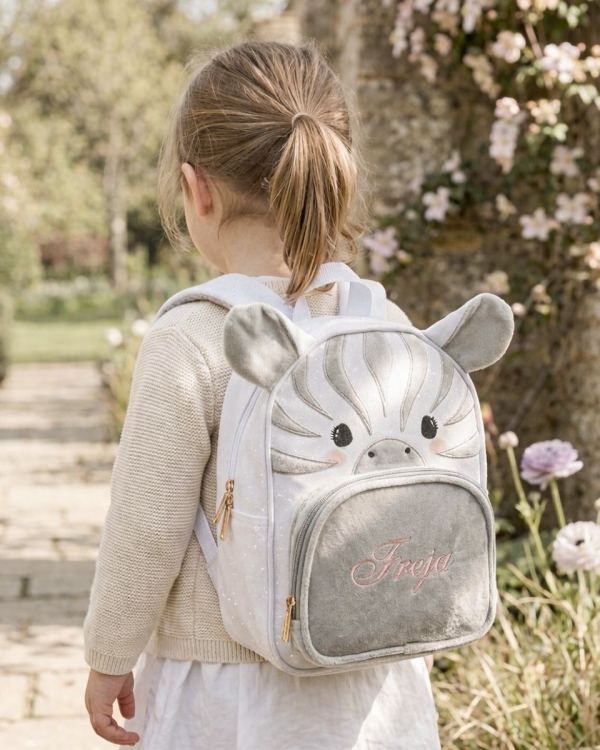 barnesryggsekk med personlig broderi