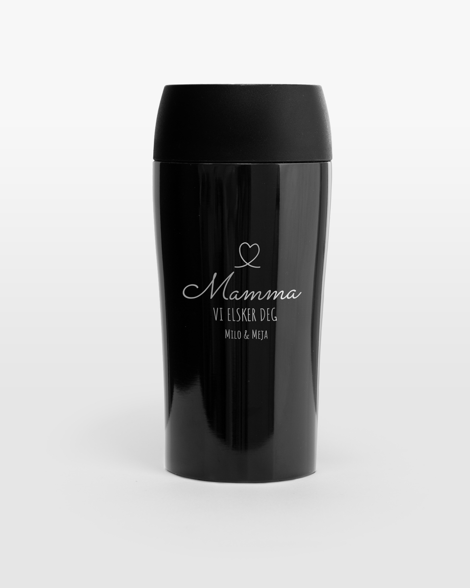 Travel Mug Shiny black - Infinite Love