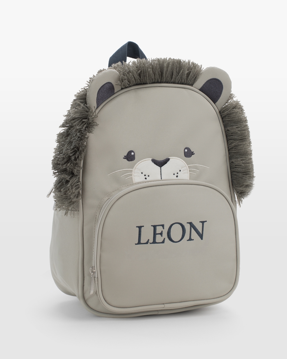 Barneryggsekk med navn, eco - Lion